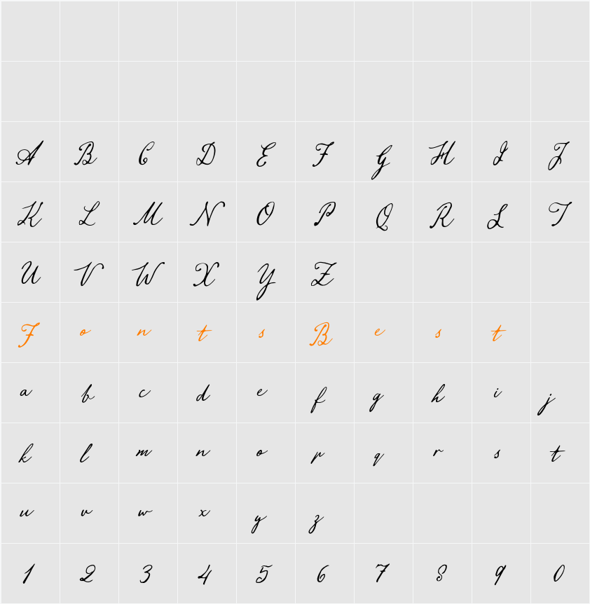Aviola Memories Demo Character Map