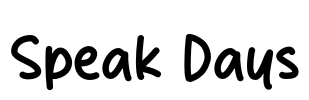 Speak Days