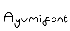 Ayumifont