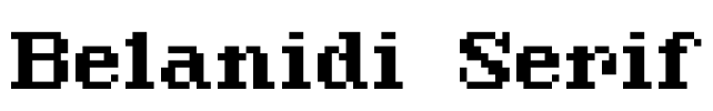 Belanidi Serif