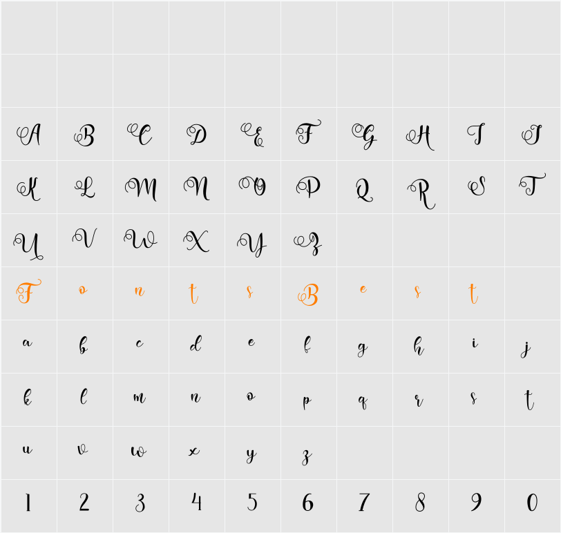 adelisa Character Map
