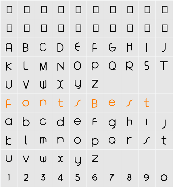 Auto Logo Character Map