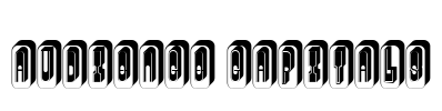 Audience Capitals Font Image