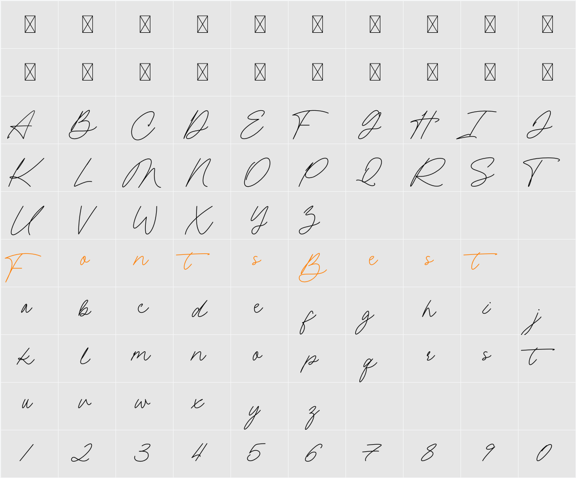 Autumn Leaf Character Map