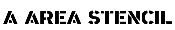 a Area Stencil