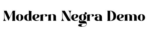 Modern Negra Demo
