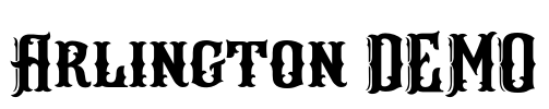 Arlington DEMO Font Image