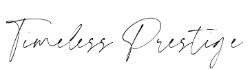 Timeless Prestige Font Image