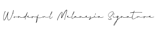 Wonderful Melanesia Signature
