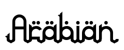 Arabian Font Image