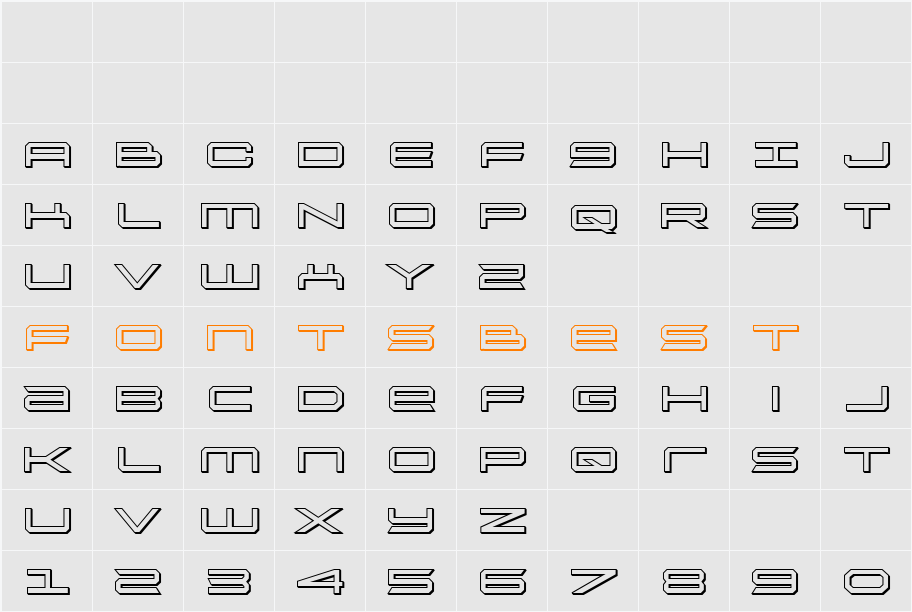 Rycon 3D Character Map
