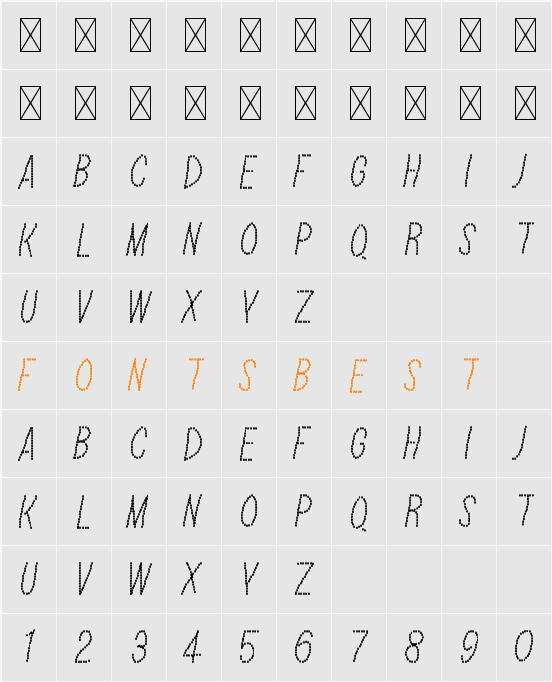 Easter Joy Character Map