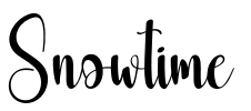 Snowtime Font Image