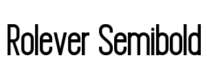 Rolever Semibold