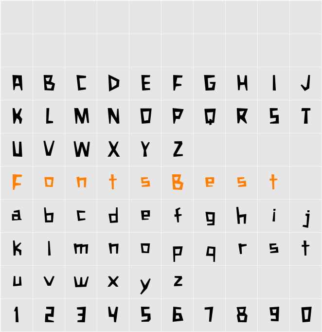 Xilosa Character Map