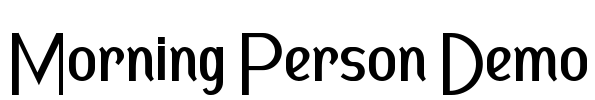 Morning Person Demo