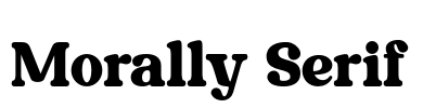Morally Serif
