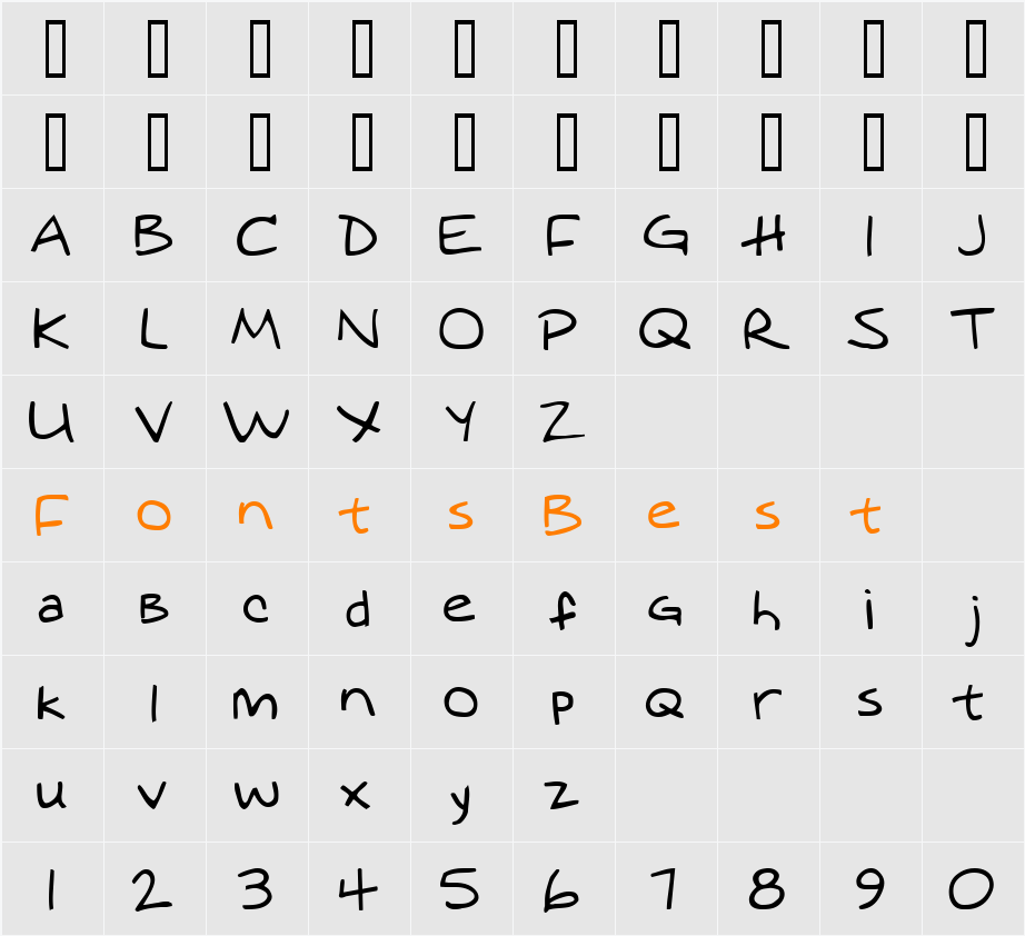 augie Character Map