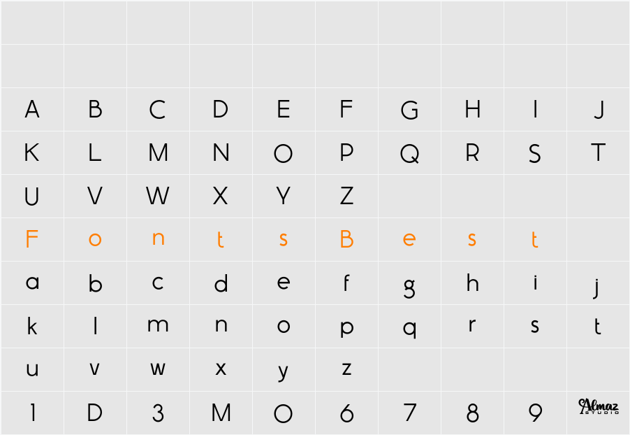 Navara Character Map