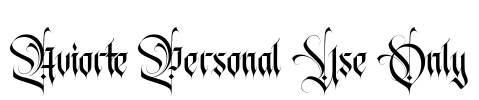 Aviorte Personal Use Only