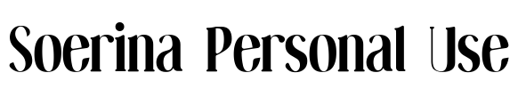 Soerina Personal Use