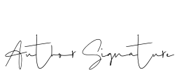 Author Signature