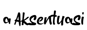 a Aksentuasi