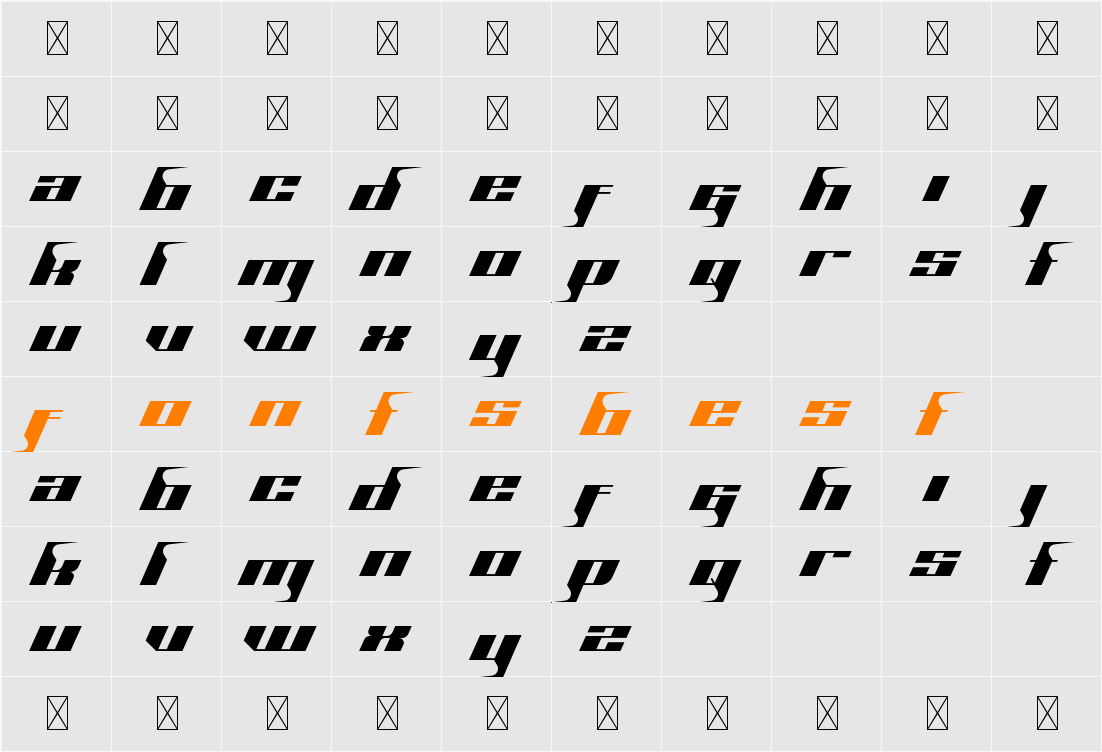Divine Character Map