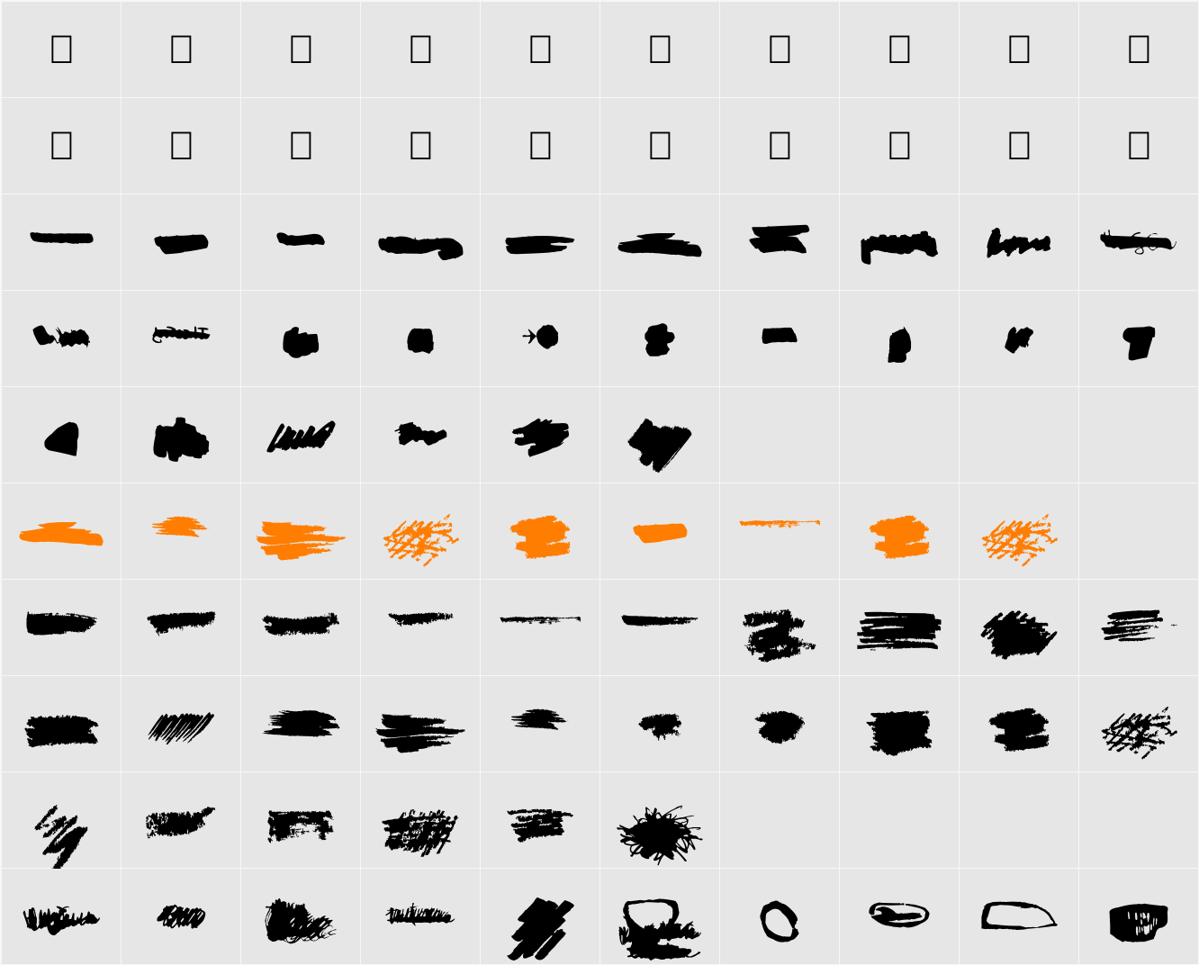 Under Character Map