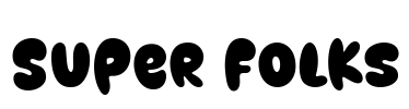 Super Folks Font Image