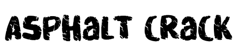 Asphalt crack