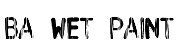 BA Wet Paint