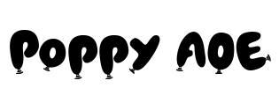 Poppy AOE Font Image