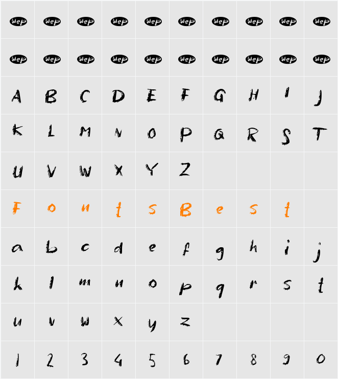a Anekdot Character Map