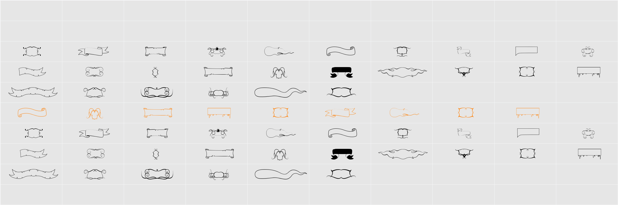 Elegance Character Map