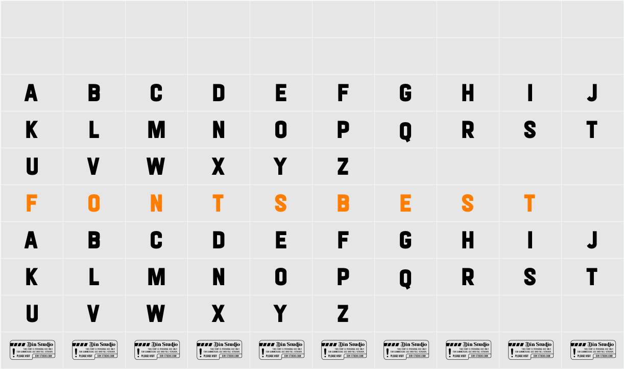 Right Swipe Personal Use Character Map