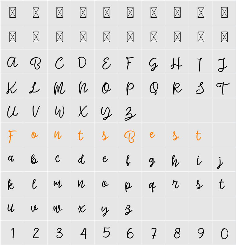 Stardelle Free Character Map