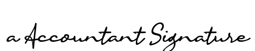 a Accountant Signature