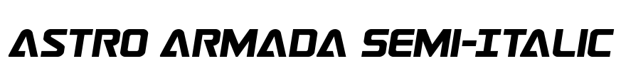 Astro Armada Semi-Italic