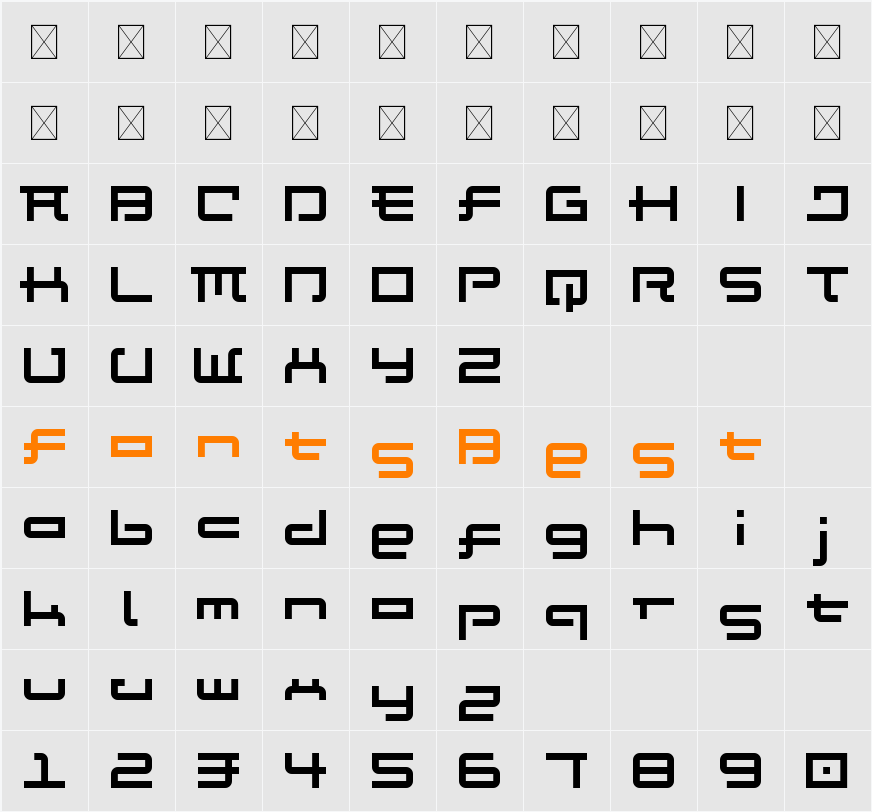 Anglo Katakana Character Map