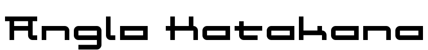 Anglo Katakana