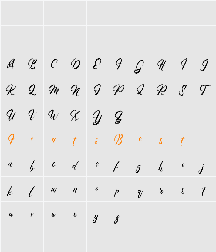 Arlaya FREE Character Map