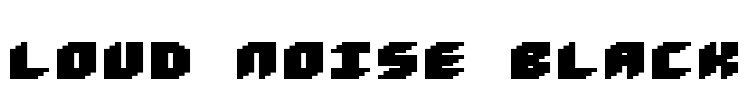 Loud noise Black Font Image