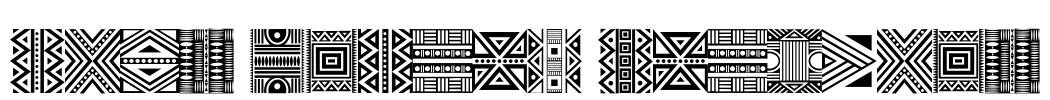 Haus Ethnik Dingbats Font Image