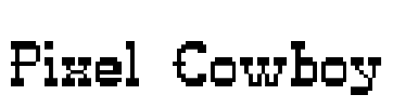 Pixel Cowboy Font Image
