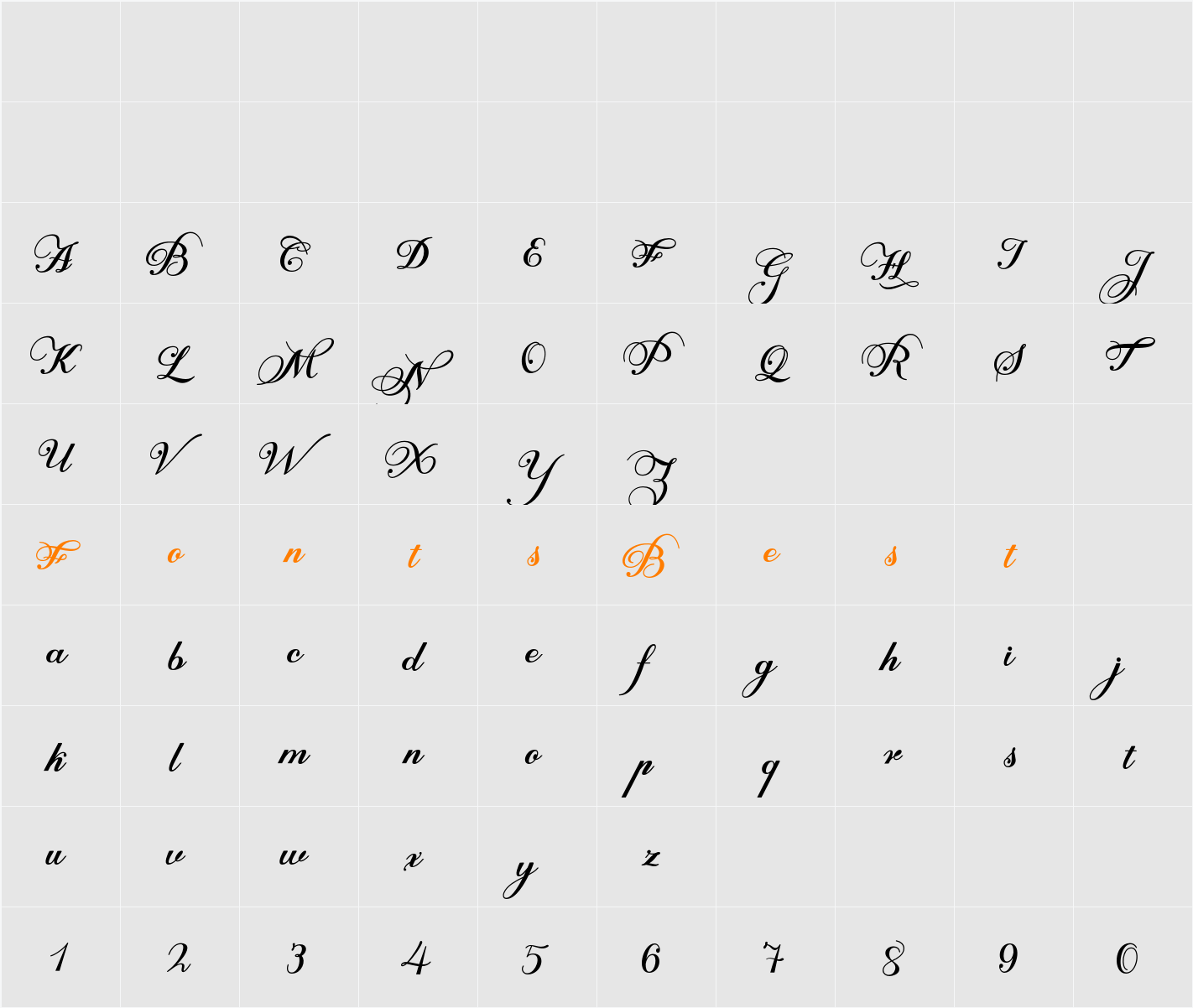 Untitled Character Map