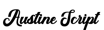 Austine Script Font Image