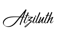 Atziluth Font Image