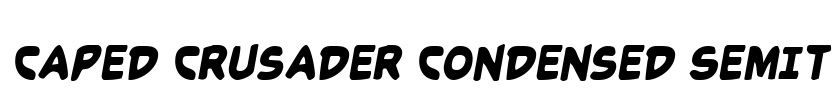 Caped Crusader Condensed SemIt