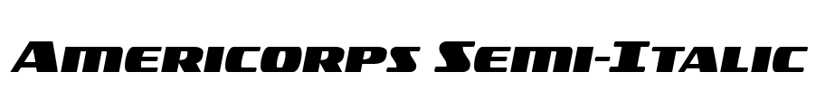 Americorps Semi-Italic
